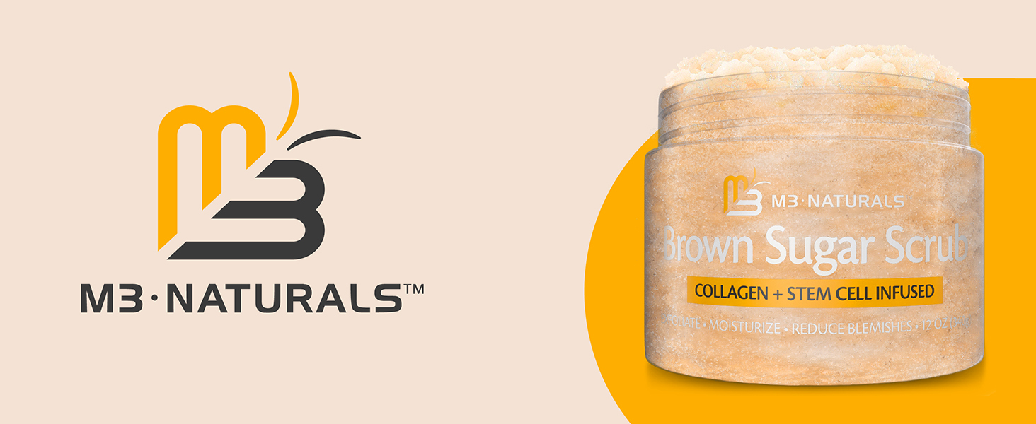 M3 Naturals Brown Sugar Body Scrub Application