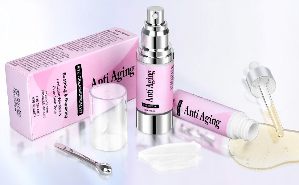 Caffeine eye Serum Application