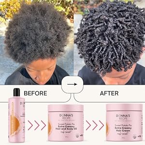 Dry hair to curls
