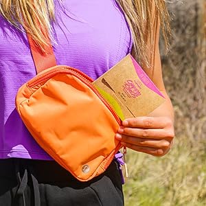 Dry Shampoo Sheets fit into a small purse