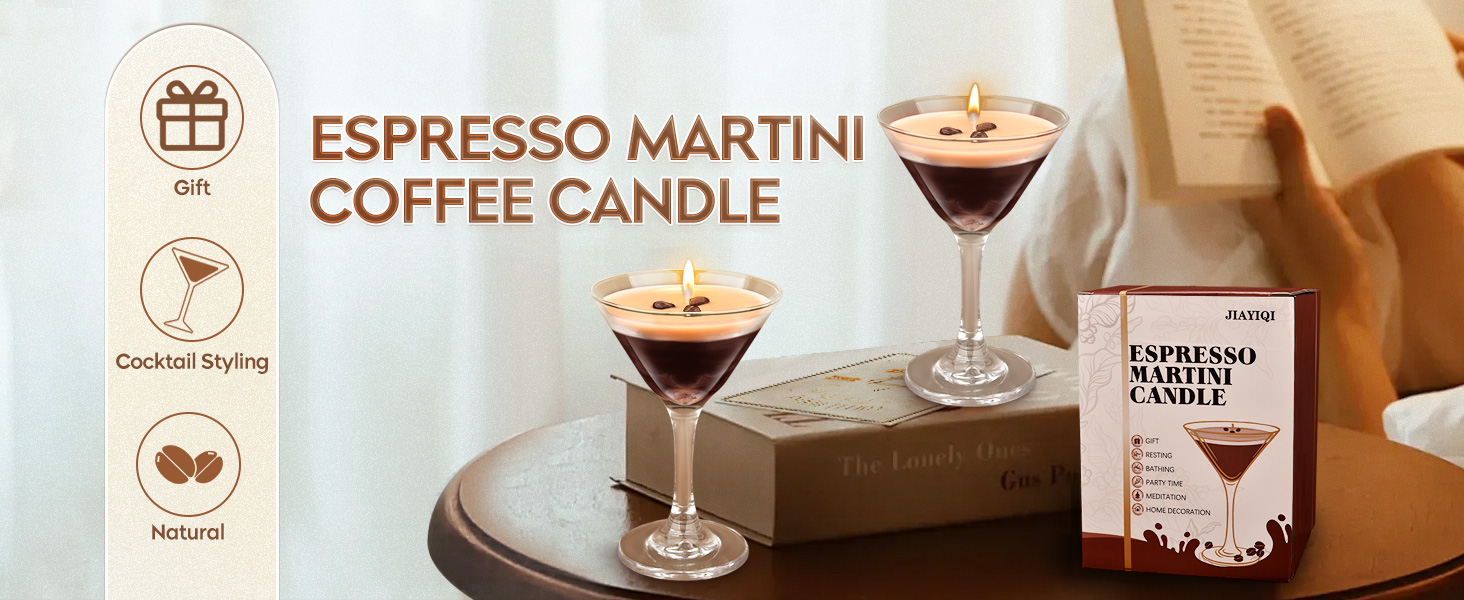 espresso martini candle