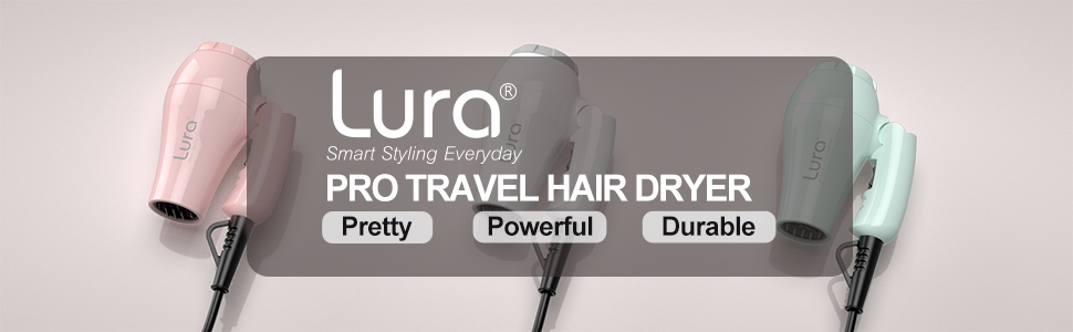 pink hair dryer