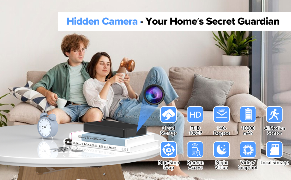 Hidden Camera Portable Charger Image