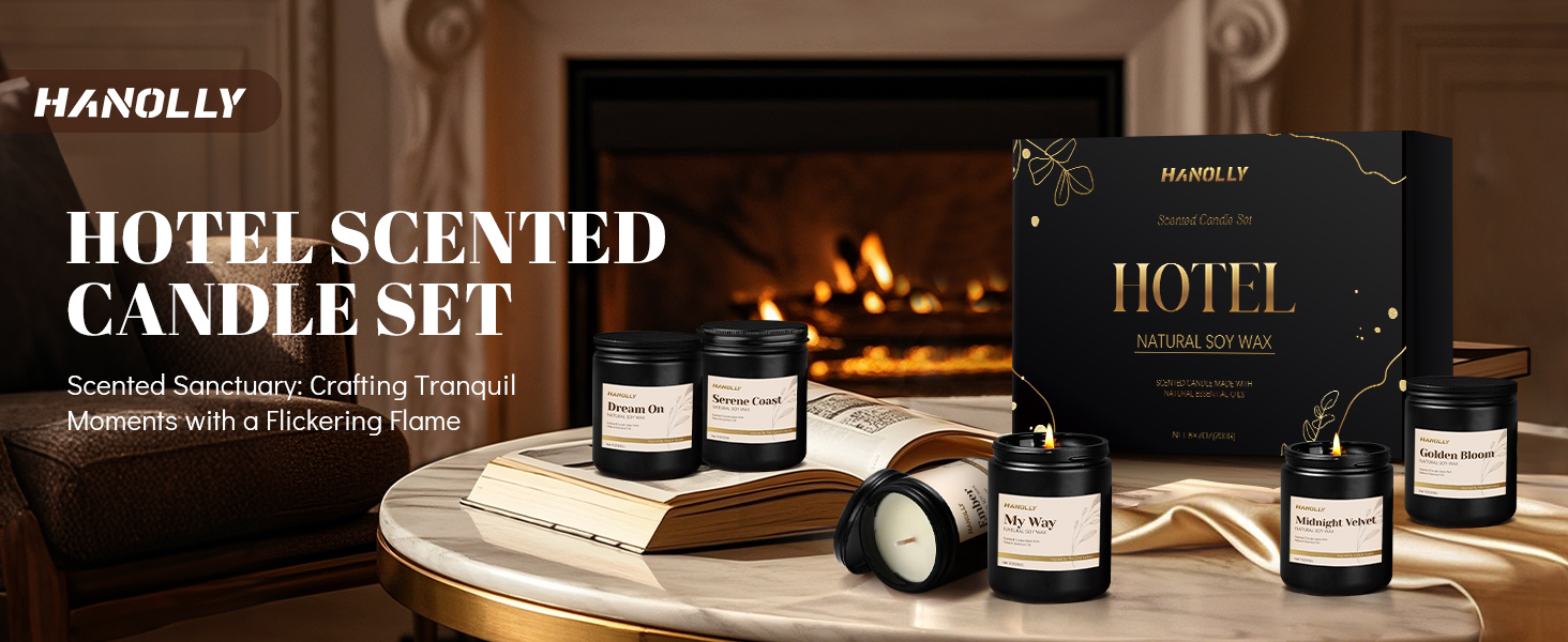 Hotel Scented Candles Set