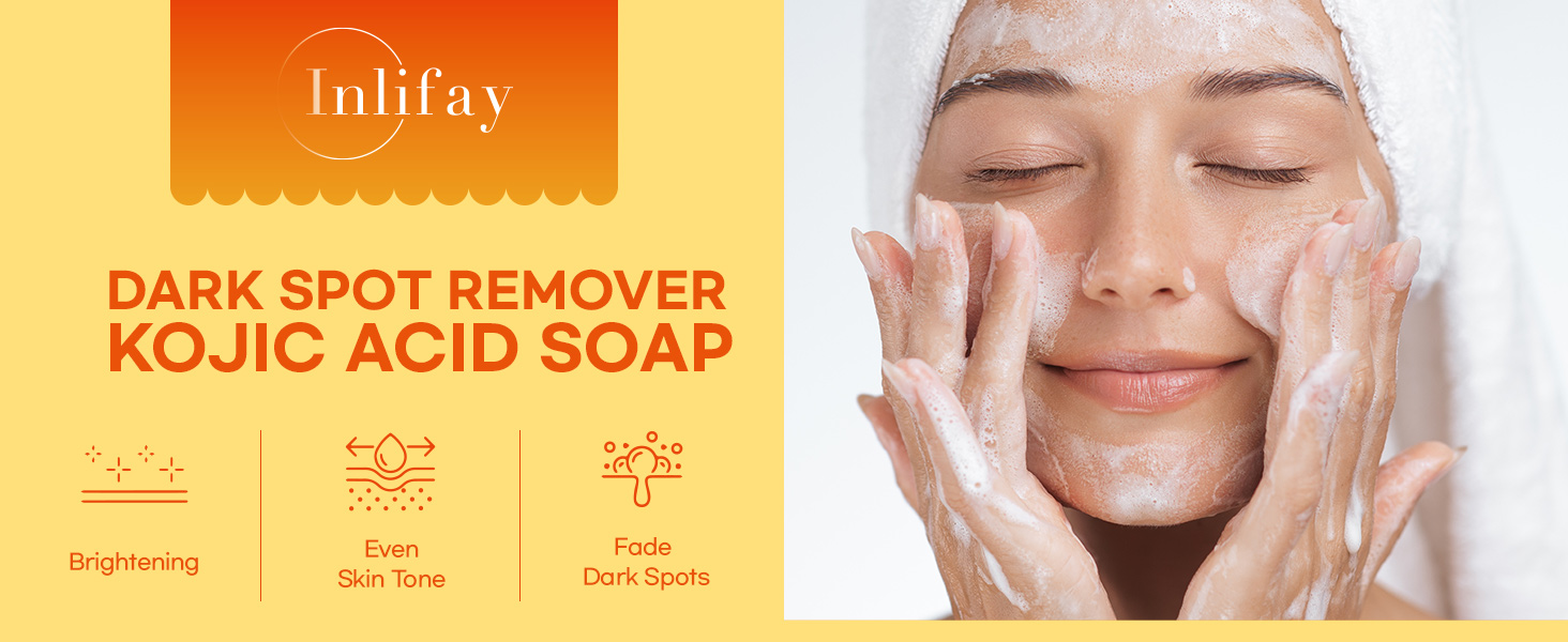Inlifay Turmeric Kojic Acid Soap
