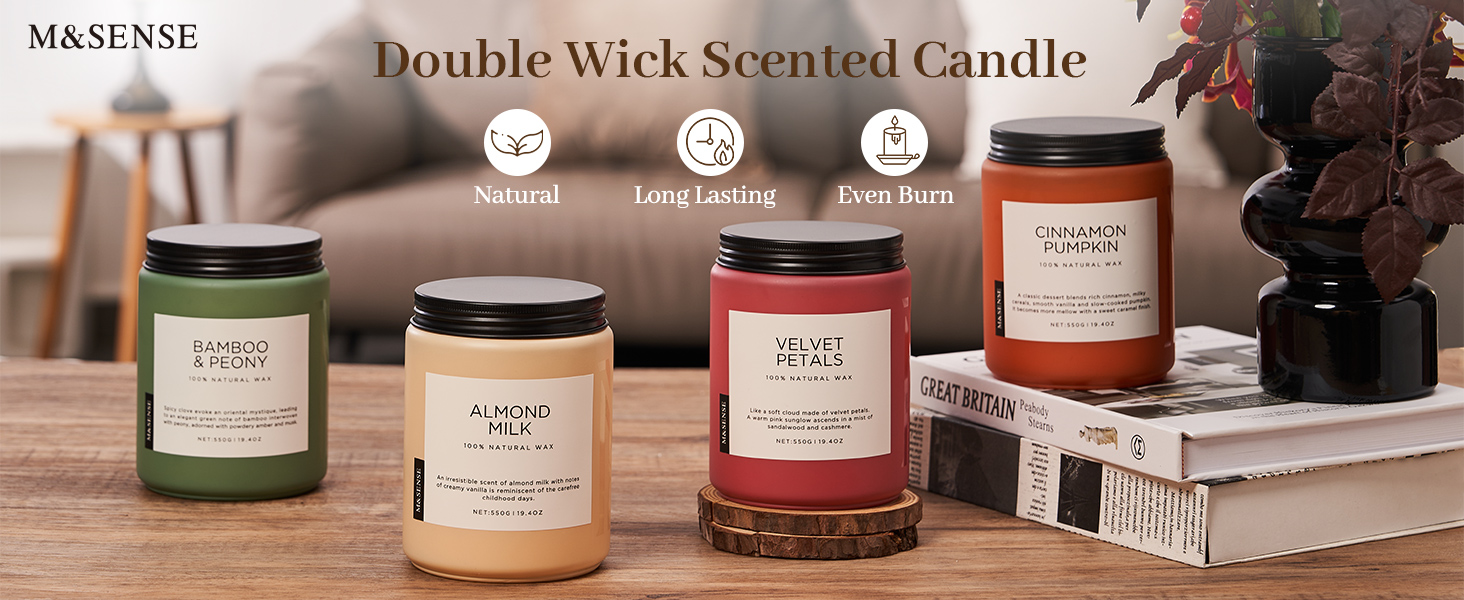 Double wick candle
