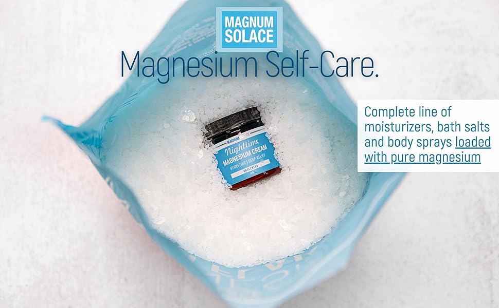 Magnesium Flakes for Bath Chloride Soak Cream Spray