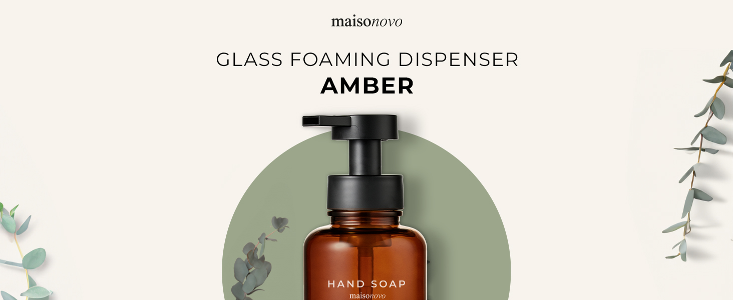 Glass Foaming Soap Dispenser