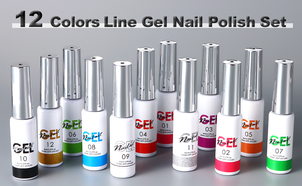 Nail Liner Gel Polish Kit