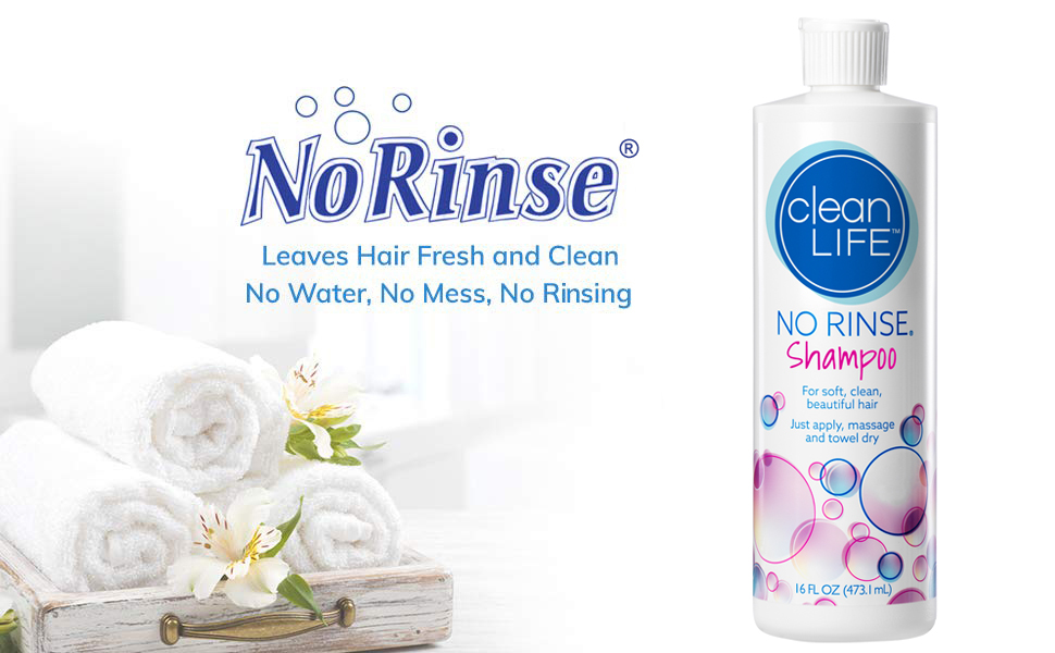 no rinse shampoo