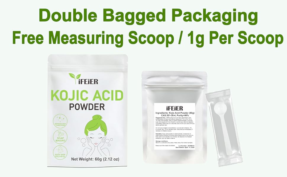 Pure Organic Kojic Acid Powder