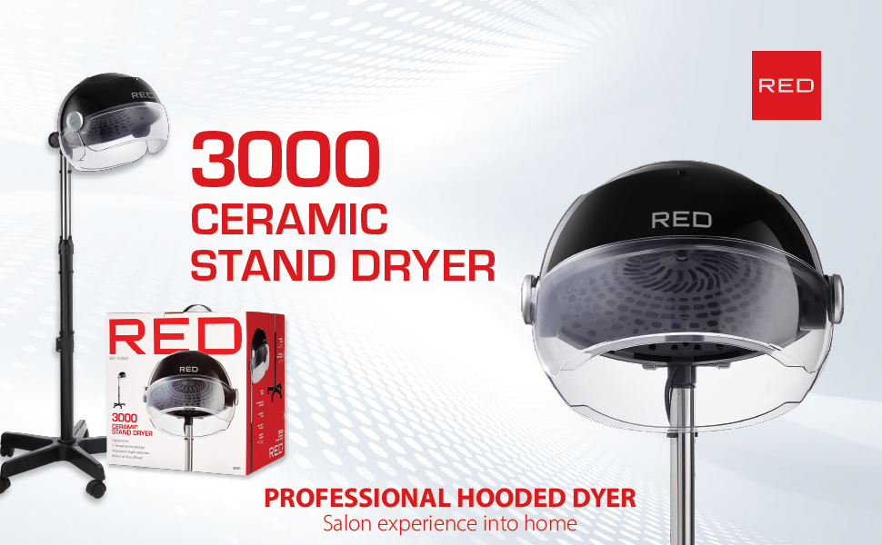 3000 Ceramic Stand dryer Professional Hooded Dryer