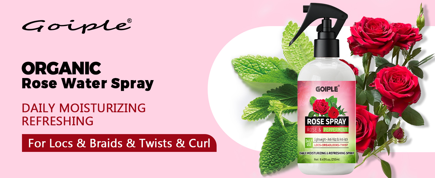 rose spray for hair