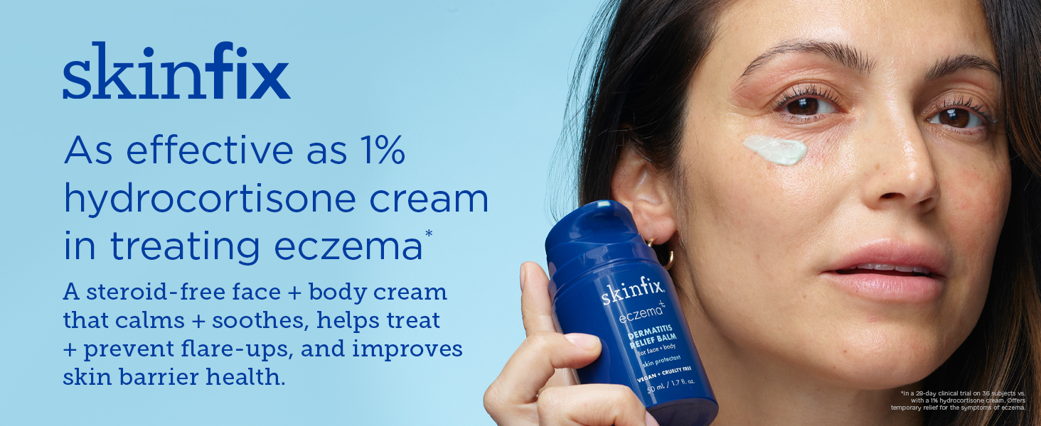 face + body cream that calms + soothes, helps treat + prevent flare ups and improves skin barrier