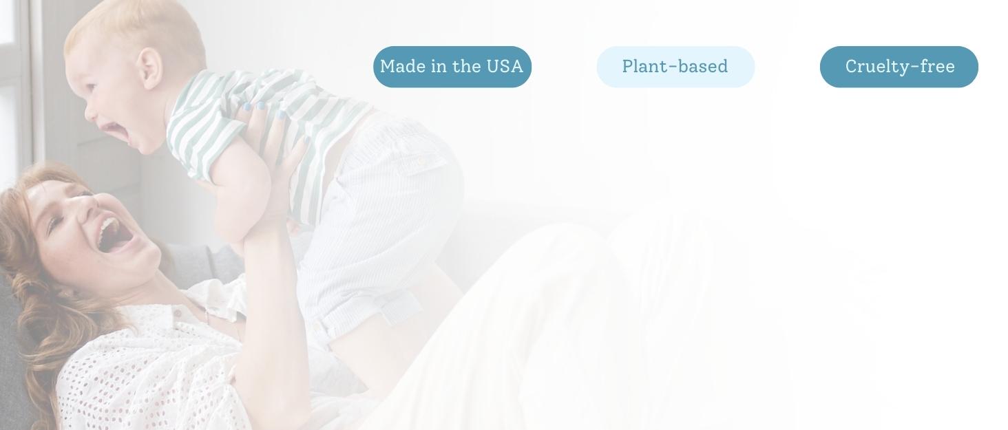 Made in the USA, Plant-Based, Cruelty free skin care product for kids