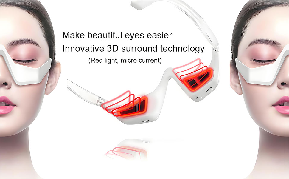revitaleyes under eye red light therapy glasses