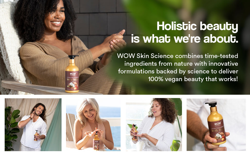 WOW Coconut Milk Argan Oil Hydration Moisturizing Body Lotion Soothe Dry Itchy Sensitive Skin