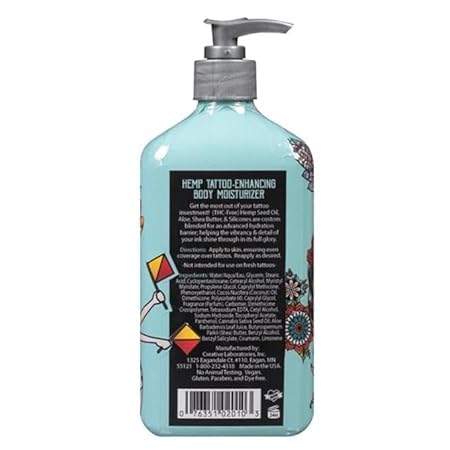 NEW Tattoo Enhancing Body Moisturizer Lotion, 18 fl oz, for Dry Skin (Pack of 1) - Image 2