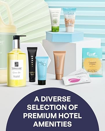 Assorted Hotel amenities products from 1-Shoppe Products