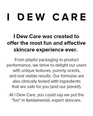 I DEW CARE Korean skincare kbeauty