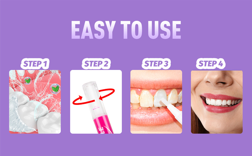 Convenient, fast, and effective for teeth whitening, removing stains, and protecting tooth health