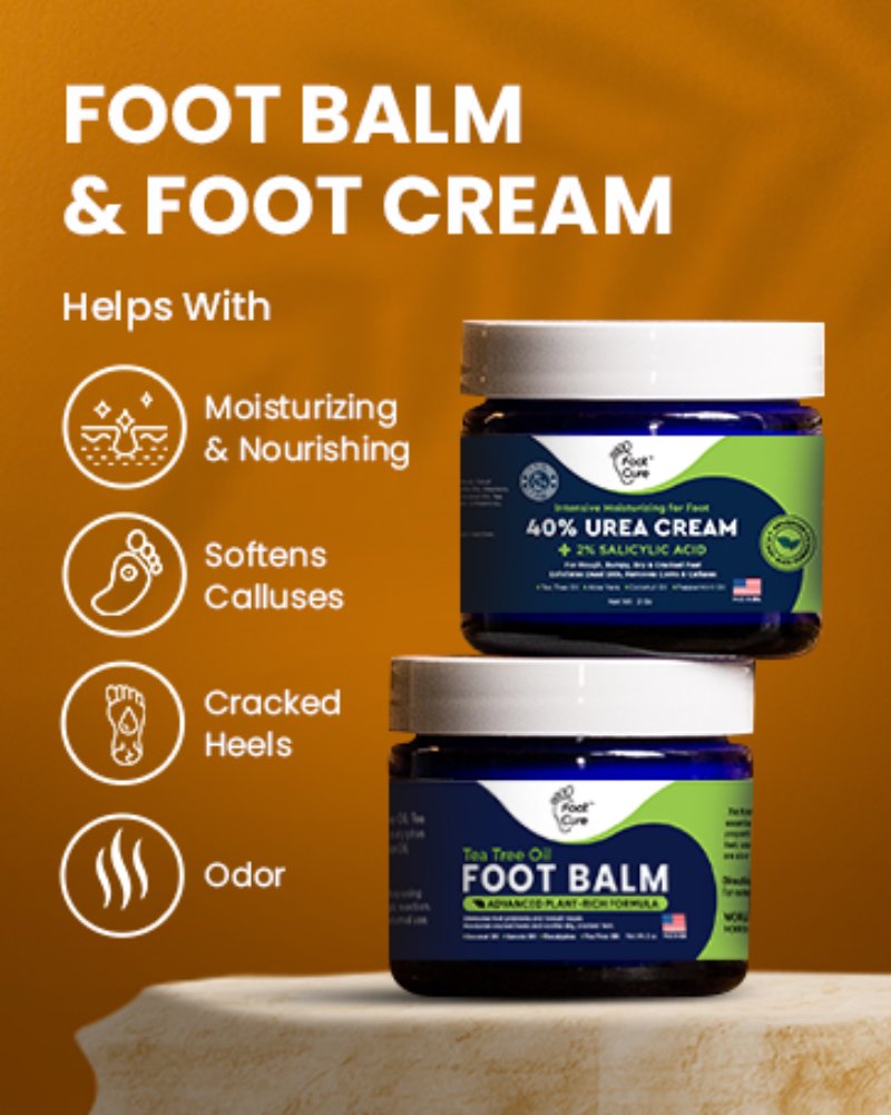foot balm foot cream tea tree moisturizer cracked heel dry feet 