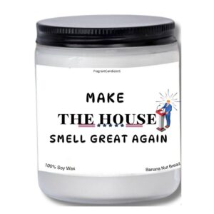 Fathers day gift, Dad gifts, Dad gift ideas, Make the house smells great again, Trump gifts, Trump Candles, Trump Victory, Political Gifts, Trump Supporter, Scented soy candles