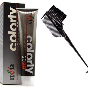 IT&LY It&ly Colorly 2020 Italy Permanent Hair Color Dye Haircolor (w/ Sleek 3-in-1 Brush Comb) Itely Italian Beauty, 100% Grey Coverage (5C - Light Ash Brown - 2.02 oz)