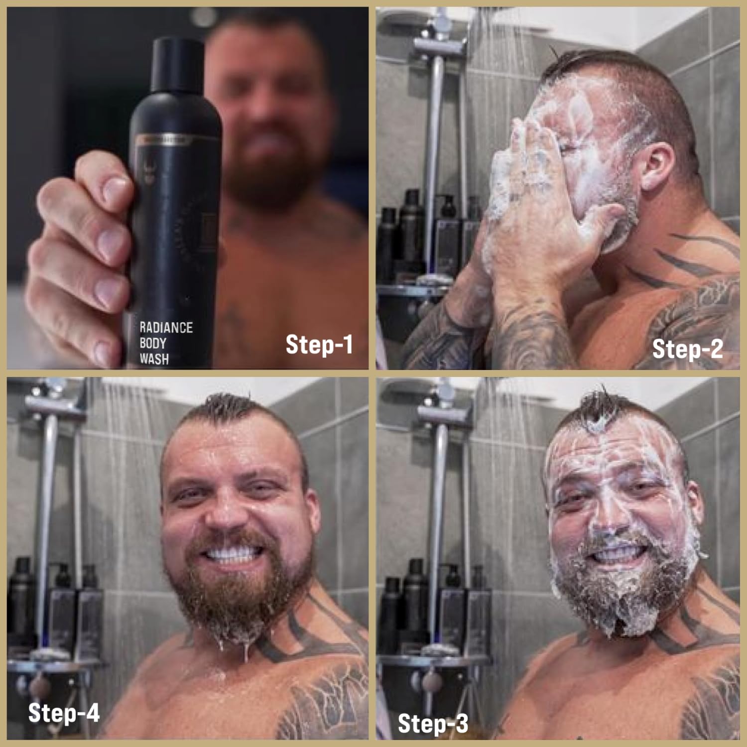 The Beard Struggle Surtr's Fury Platinum Collection 240mL Men's Body Wash Liquid Soap New - Image 6
