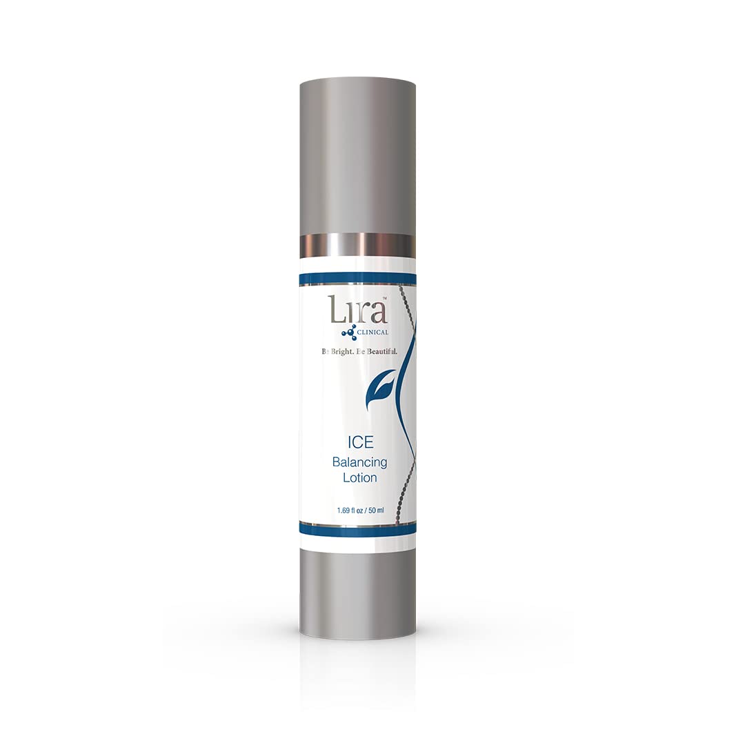 Lira Clinical ICE Balancing Lotion - Lightweight Facial Oil Control Moisturizer with Niacinamide and Salicylic Acid - Daily Balancing Hydrator for Skin - Gentle Soothing & Cooling Cream - 50 ml