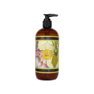 The English Soap Company, Kew Gardens Luxury Hand & Body Wash, Refreshing Hand & Body Wash with Vitamin E, Enriched with Soothing Aloe Vera, Pineapple & Pink Lotus Scent 17 fl oz