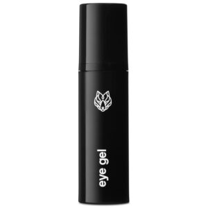 Black Wolf - Double Duty Glacier Eye Gel- 1 Fl Oz- Caffeine Improves the Appearance of Dark Circles and Under Eye Bags- Invigorating Glacier Formula Wakes Up Your Eyes, Great for Men