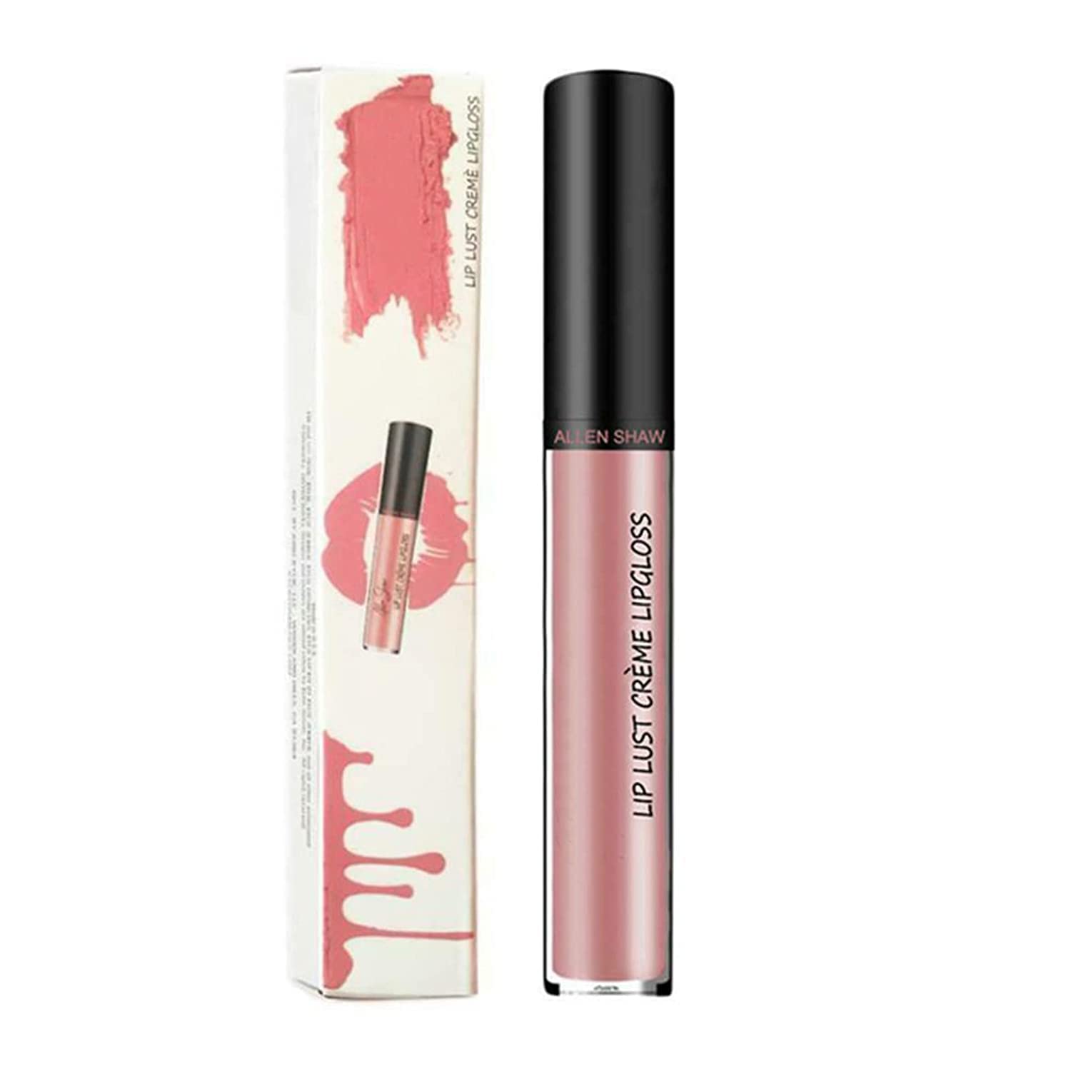 Kayswnag 12 Color Cream Texture Waterproof Lipstick, Lip Gloss Lip Lust Creme Lipgloss Liquid Lipstick,Waterproof Long Lasting Velvet Lip Gloss (02#) - Image 7