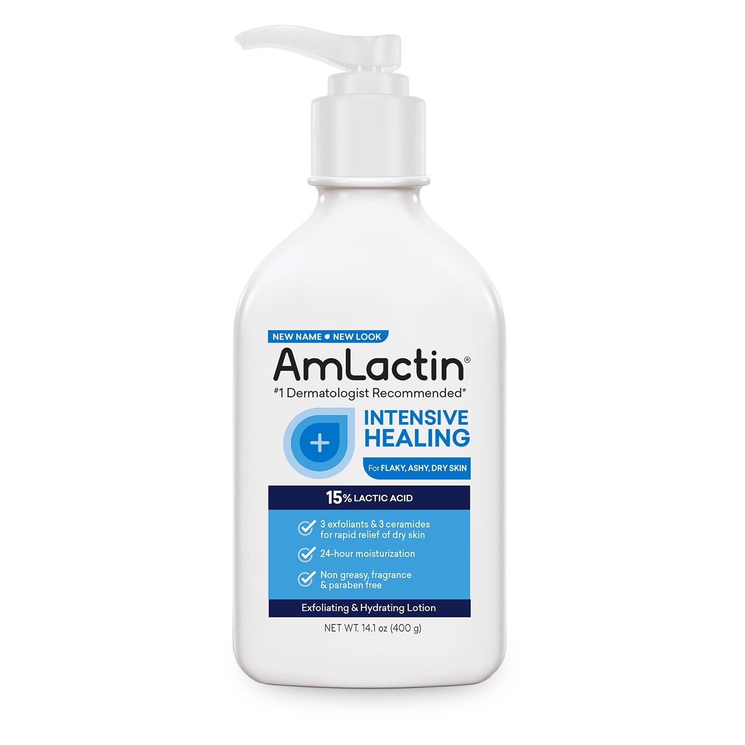 AmLactin Intensive Healing 12 oz Cream Tub and 14.1 oz Lotion for Dry Skin - Image 4