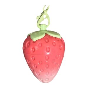 VESNIBA Strawberry Keychain Warming Lip Balm Long Lasting Moisturize Tint Warm Change Lipstick New Fruit Strawberry Student Cute Girl Makeup Kits for Teenagers with Everything (G, One Size)