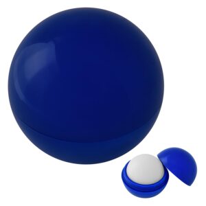 Lip Moisturizer Ball Add Customized With Text Name or Personalized Image $1.56 Each - Sold in Pack of 250 - BLUE