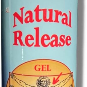 Natural Release Muscle & Joint Gel for Humans - Relief for Sore Back, Knees, HIPS, Muscle Stress, Night Cramps, Aches, Strains, Discomfort - Fast Acting, Menthol Free (4 oz)