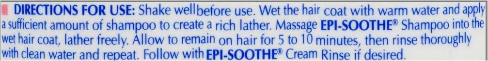 Virbac Epi-Soothe Pet Shampoo For Dogs, Cats & Horses (16 oz) - For Dry or Sensitive Skin - Image 4