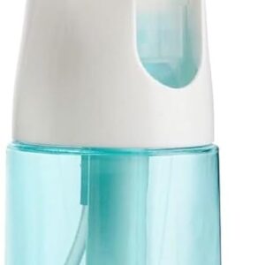 Continuous Mist Spray Bottle – Ultra Fine Mist for Hair Styling, Salon Use, and Versatile Applications – Ideal for Plants, Cleaning, and Travel – 5 oz Sky Blue Octagon Shape Empty Bottle