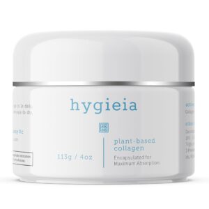 Hygieia Encapsulated Collagen Cream – Liposomal Cream for Face, Neck & Body – Vegan Friendly Plant Based Collagen – Fast & Deep Cellular Absorption – Day & Night Cream for Firming & Toning Skin, 4oz