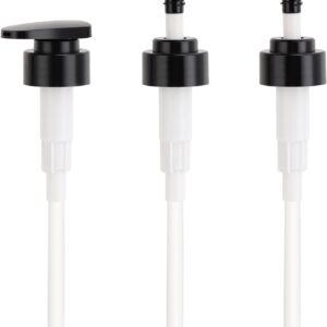 Lotion Dispenser Pump Head, Segbeauty 3 Pack Shampoo Shower Bottle Pump Replacement, Empty Refillable Bottle Tube Pump Top for Soap Conditioner Lotion Body Wash Bathroom Kitchen
