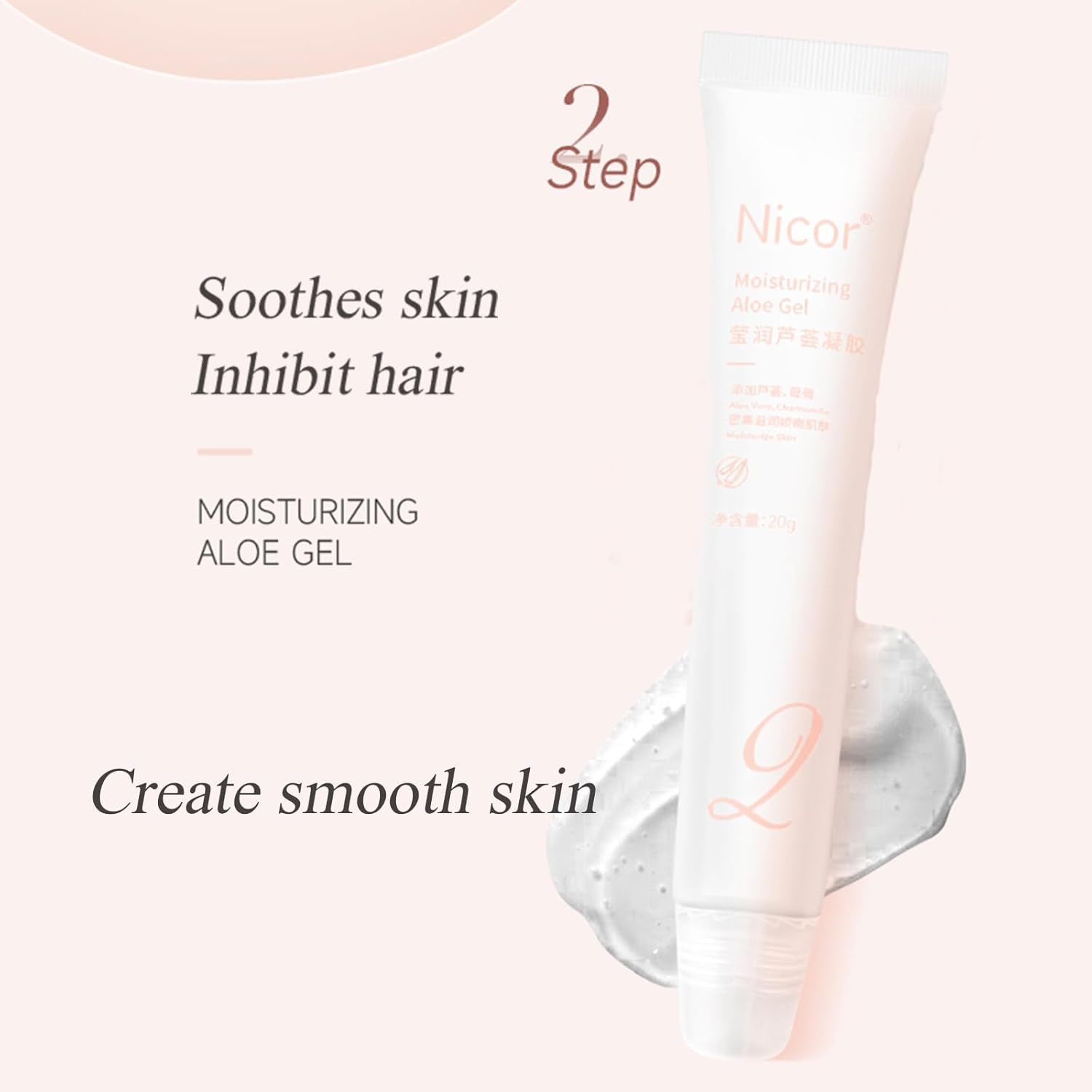 Gentle 200ml Facial Hair Removal Cream Kit for Face, Legs, Arms, and Body - Image 4