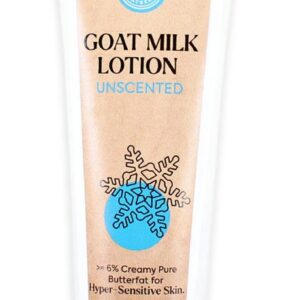 Honey Sweetie Acres Fresh Off The Goat All Natural Moisturizing 4 oz Unscented Goat Milk Body Lotion Handcrafted, Eco-Friendly – Made in USA