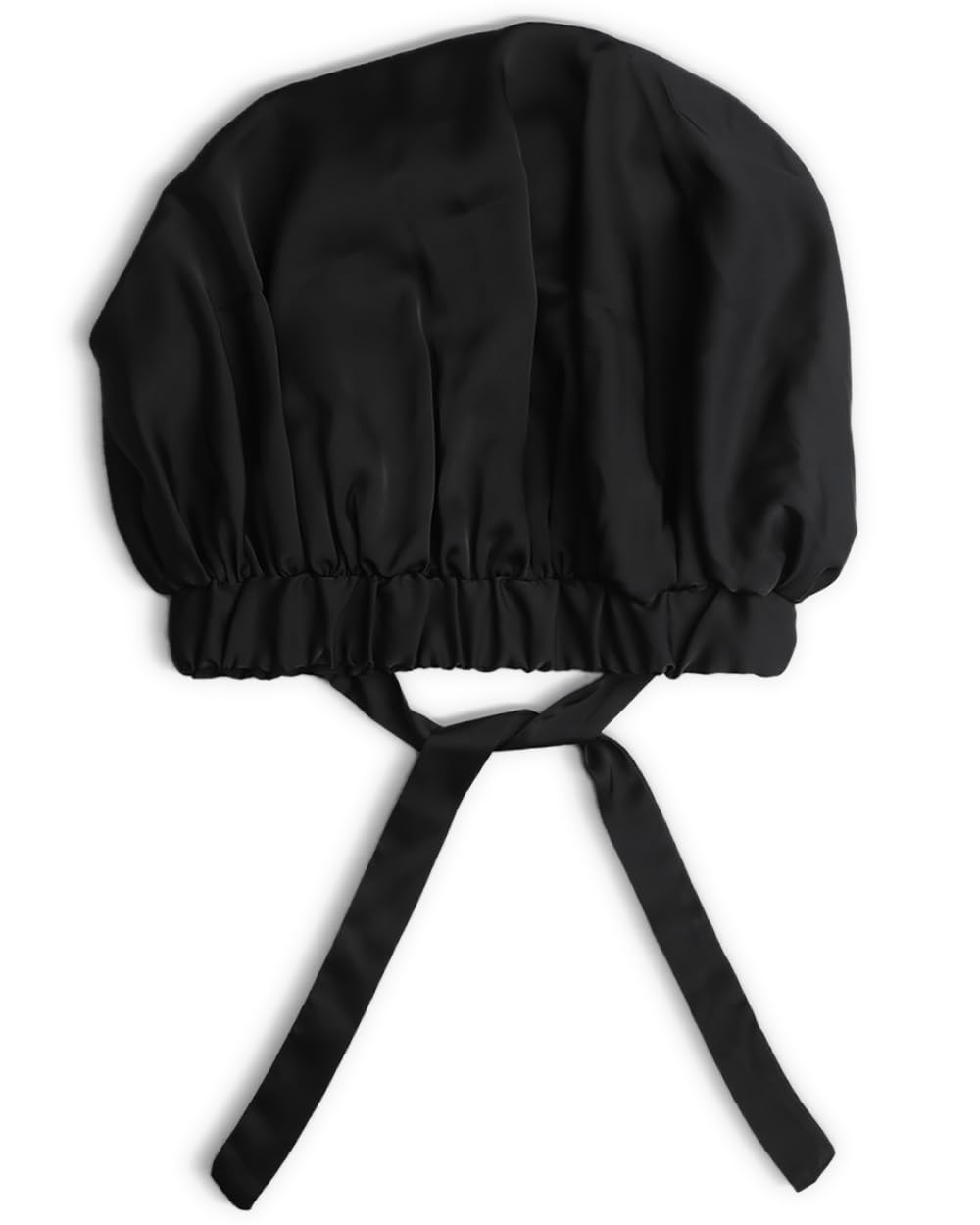 Kitsch XL Black Satin Sleeping Bonnet for Curly Hair - Adjustable Night Cap - Image 8