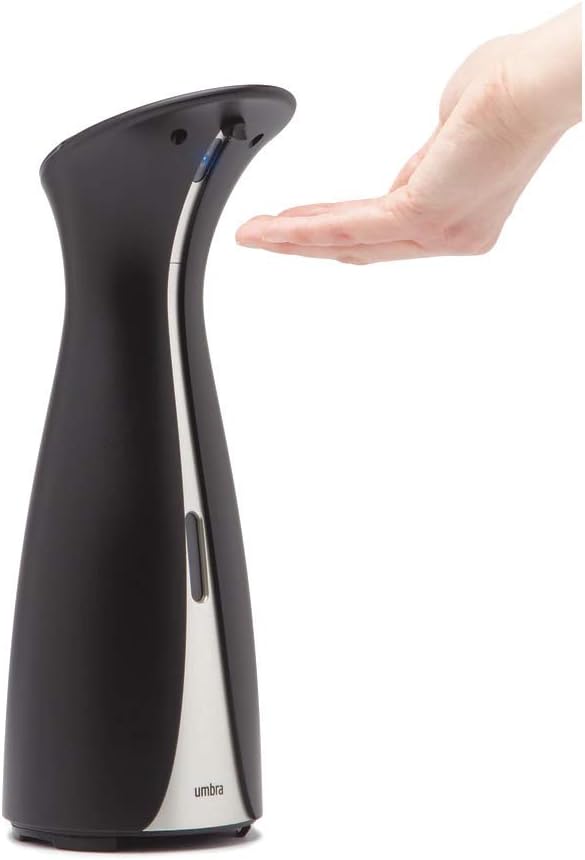 Umbra Otto 8.5 oz Black Touchless Soap Dispenser for Kitchen and Bathroom - Image 4