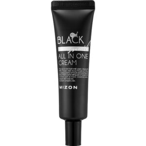 MIZON Black Snail All In One Cream Intensive Korean Skin Care Facial Moisturizing Snail Mucin Extract Travel Size (1.18 fl oz)