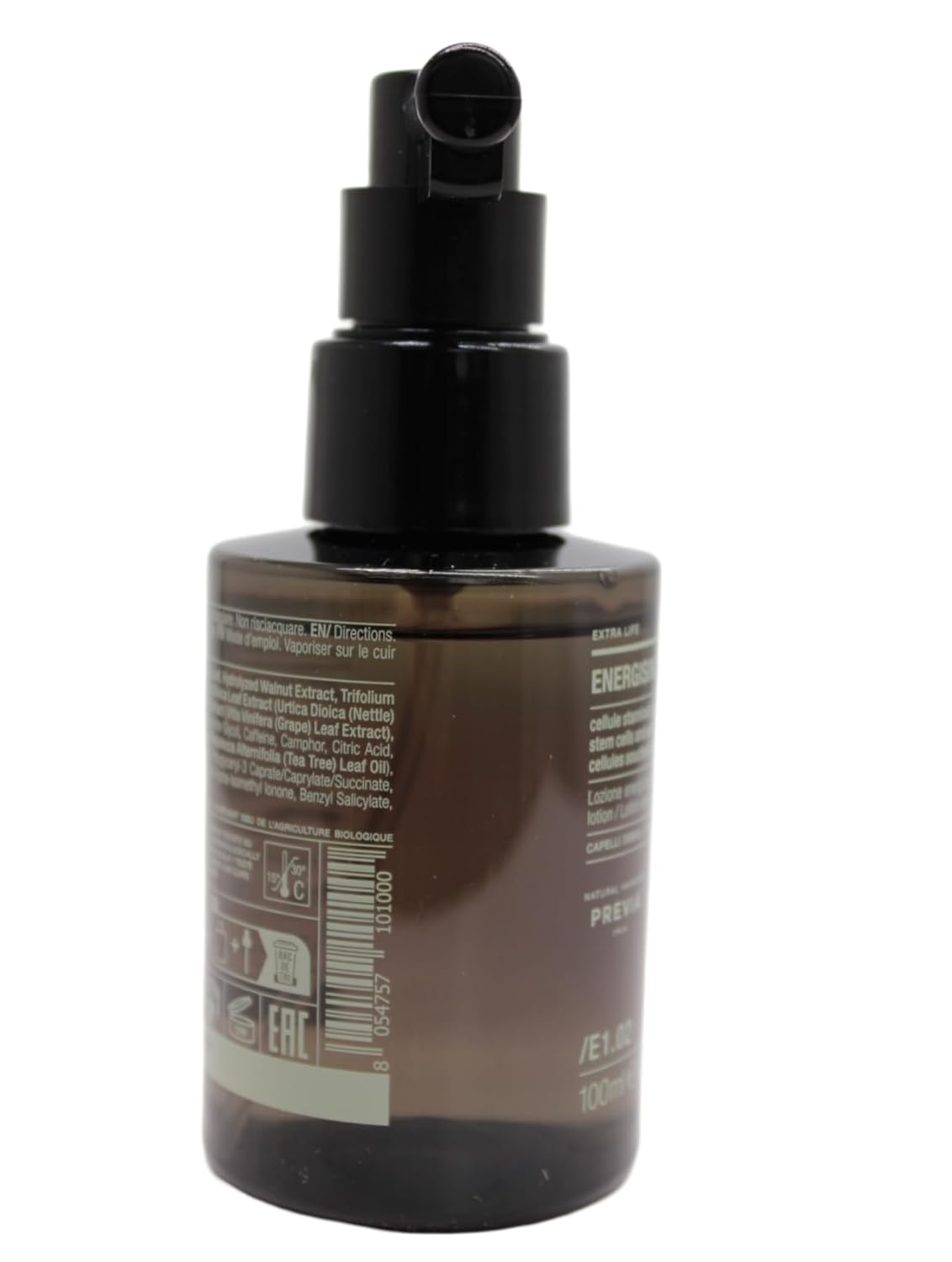 PREVIA Extralife Energising Leave-In Organic Lotion - Hair Loss Treatment - Promotes Fuller, Thicker Hair - All Natural & Organic - 3.38 oz - Image 8