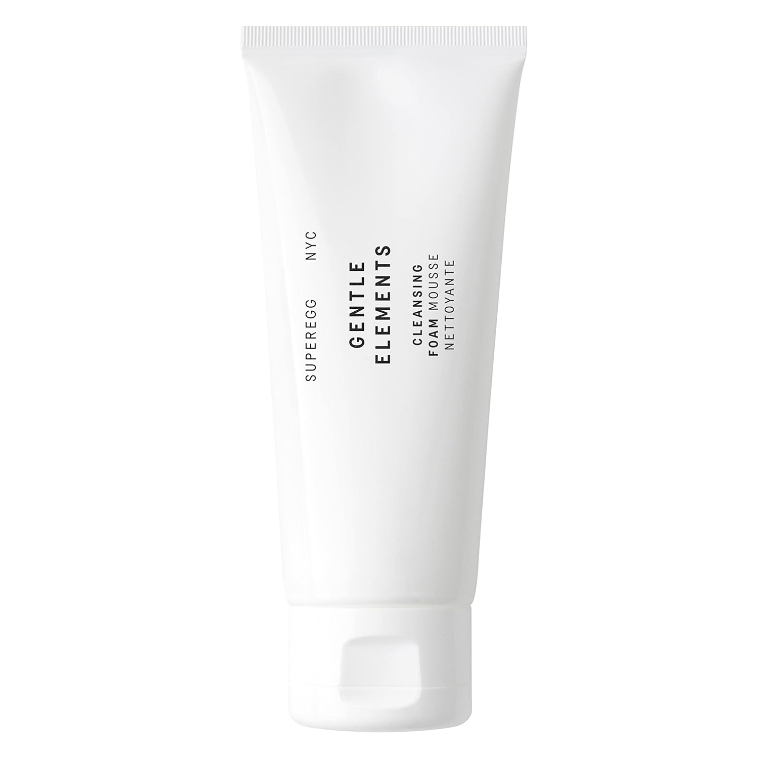 SUPEREGG Gentle Elements Cleansing Foam: For a youthful, smooth complexion. Foaming cream cleanser with Vitamin C, AHA. 100 ML / 3.4 FL OZ