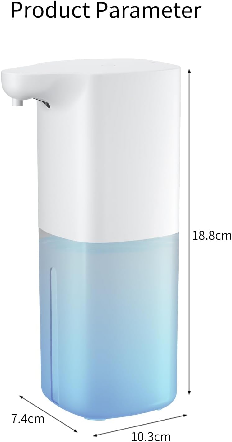 Rechargeable Touchless Automatic Foaming Soap Dispenser 11.8oz for Kitchen Bathroom - Image 3