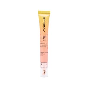The Crème Shop Klean Beauty Awake Eye Crème, Vitamin C, Hyaluronic Acid & Caffeine, Dark Circles Under Eye Treatment (0.67 fl oz)